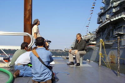 Filming / Interview in New York for Fox Network's Series Called &quot;Insearch Of&quot; Episode &quot;Time Travel&quot; - Sept 28th, 2000
