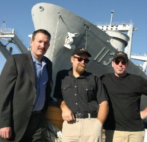 Filming / Interview in Philadelphia Navy Yard for The TV Series "Weird U.S.", 2005, Sep 28th