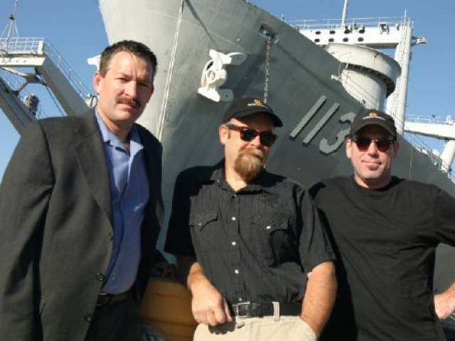 Filming / Interview in Philadelphia Navy Yard for The TV Series &quot;Weird U.S.&quot;, 2005, Sep 28th