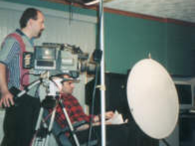 Filming / Interview in my office for A&amp;E (Arts&amp;Entertainment) TV&#039;s Series &quot;The Unexplained&quot; Episode &quot;Disappearances&quot;, March, 1998