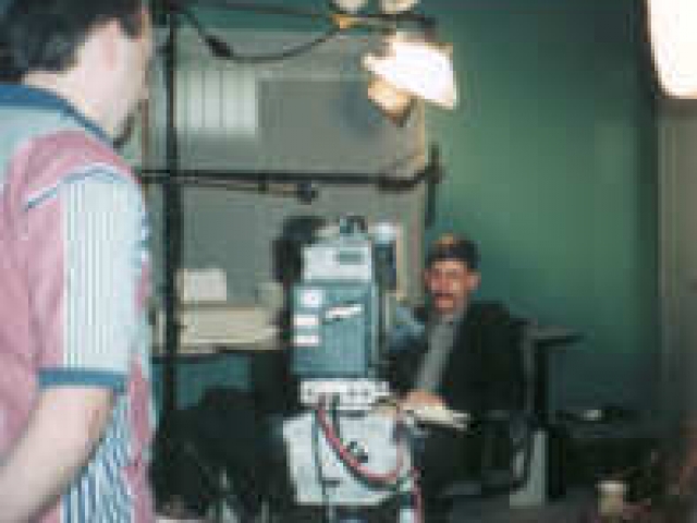 Filming / Interview in my office for A&amp;E (Arts&amp;Entertainment) TV&#039;s Series &quot;The Unexplained&quot; Episode &quot;Disappearances&quot;, March, 1998