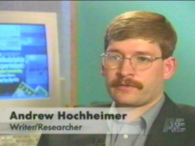 Filming / Interview in my office for A&amp;E (Arts&amp;Entertainment) TV&#039;s Series &quot;The Unexplained&quot; Episode &quot;Disappearances&quot;, March, 1998