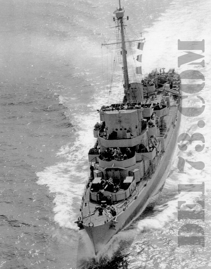 USS Eldridge 1944 Apr 25th (National Archives)