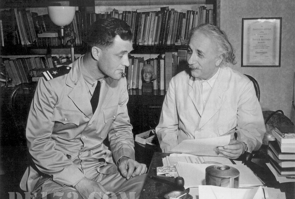 Einstein Meeting With The Navy, 1943