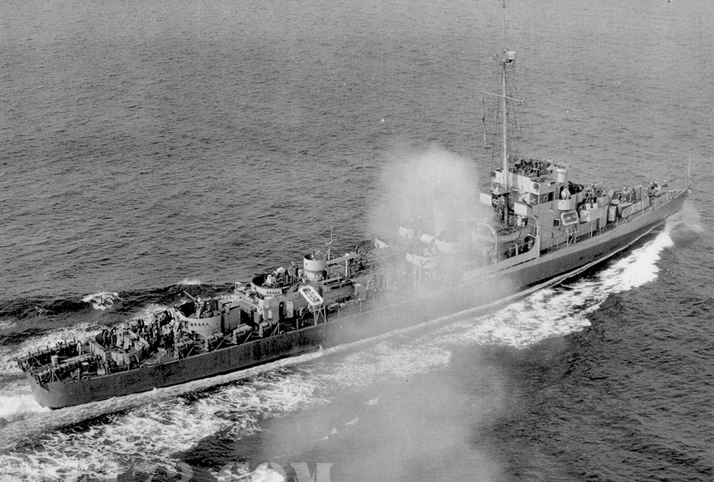 USS Eldridge, 1944, Apr 25th