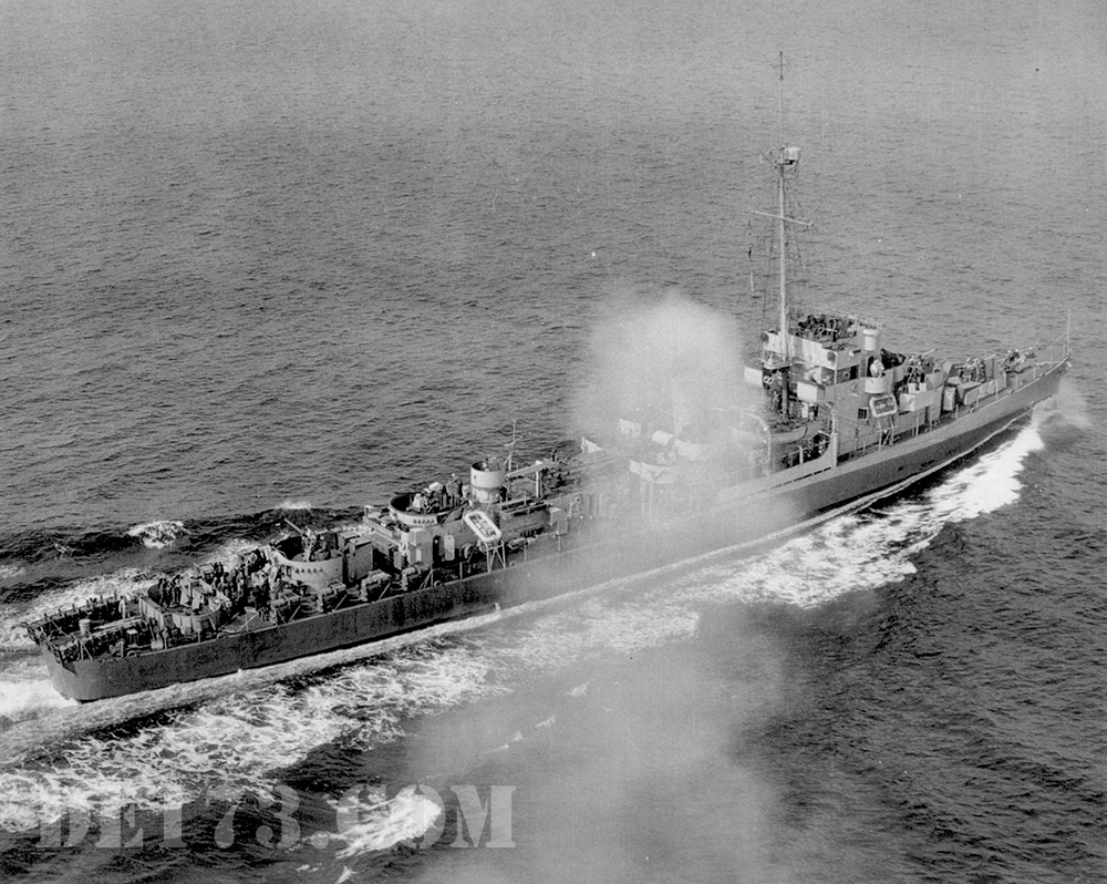 USS Eldridge, 1944, Apr 25th
