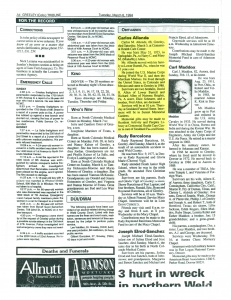 (RG) March-8, 1994 Obituary for Carlos Allende