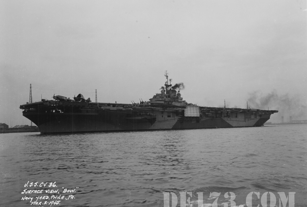 USS Antietam (CV-36),  March 2nd, 1945