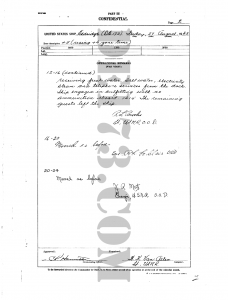 USS Eldridge Microfilm Page 002 / August 27th, 1943