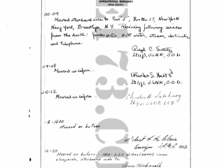 USS Eldridge Microfilm Page 96 / October 26th, 1943