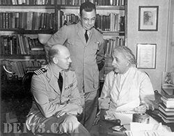 Einstein Meeting With The Navy, 1943