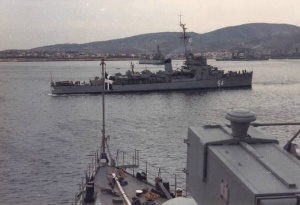 Eldridge Serving in the Greek Navy as the HNS Leon D54, 1980's