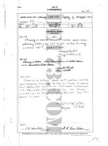 USS Eldridge Microfilm Page 108 / November 2, 1943