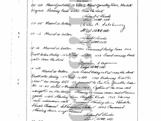 USS Eldridge Microfilm Page 110 / November 3th, 1943