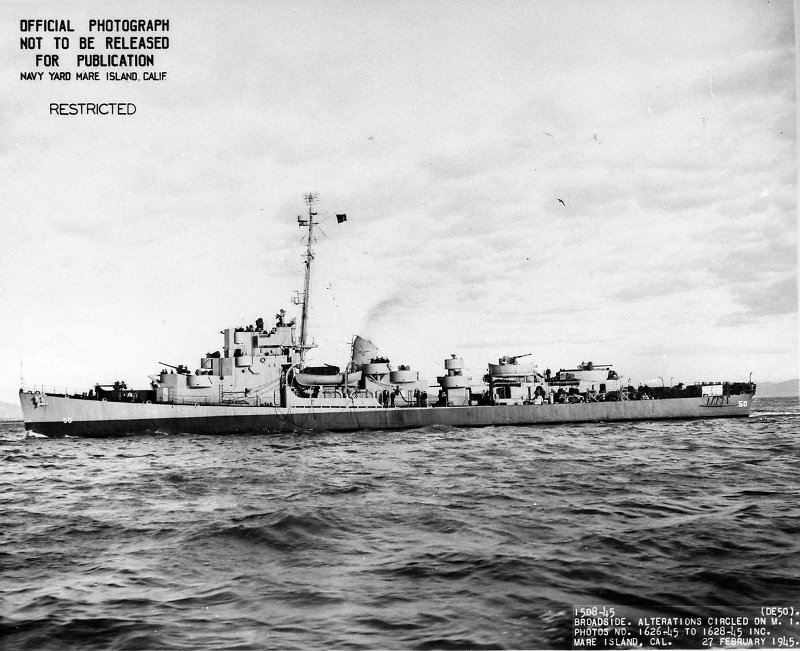 USS Engstrom (DE-50), Feb 27th 1945