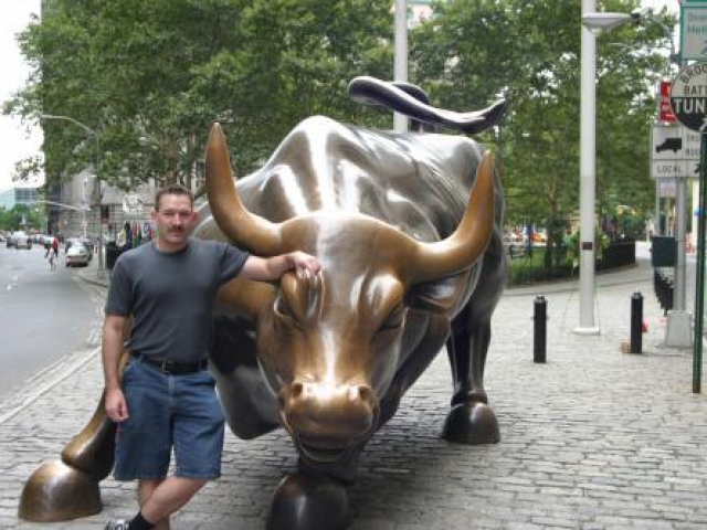 New York Financial District &quot;The Bull&quot;, New York, Aug, 2007