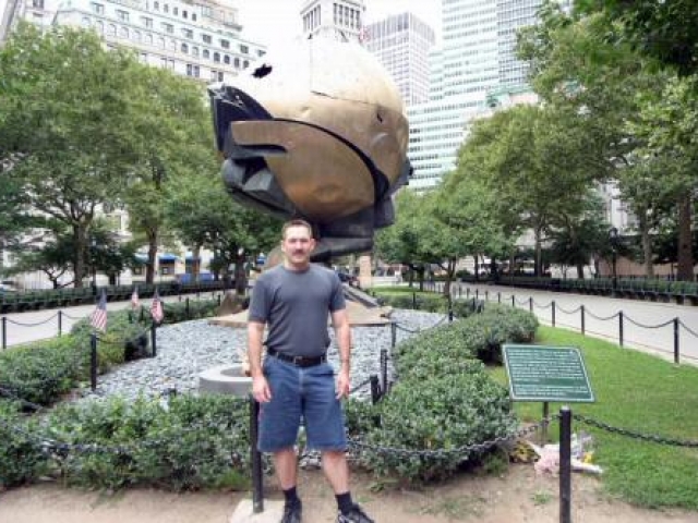 World Trade Center Sphere, New York, Aug, 2007