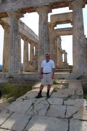 Temple of Aphaia (Afea) - 5th Century B.C., Aegina Island, Greece, May 2001