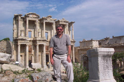 The Library of Celsus in ancient Ephesus, Turkey, May, 2001