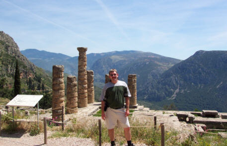 1400 BC, the Oracle of Delphi was the most important shrine in all Greece, May, 2001