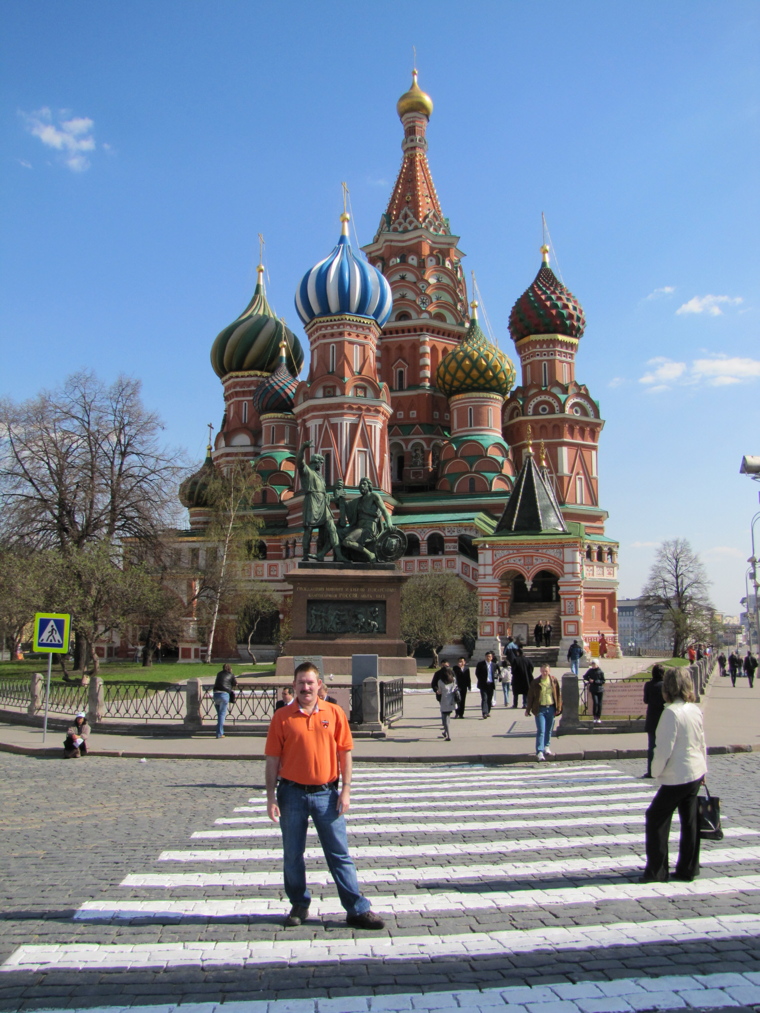 St. Basil's Cathedral on Red Square, Moscow Apr 2010