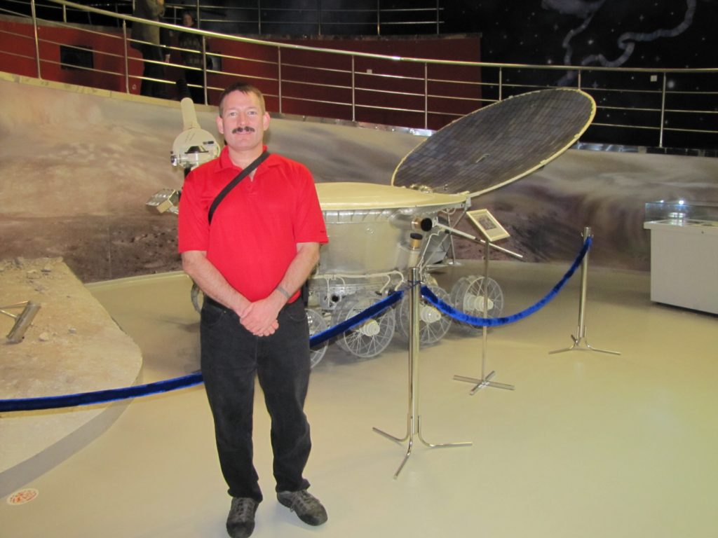 The Memorial Museum of Cosmonautics, Lunokhod moonrover in the background