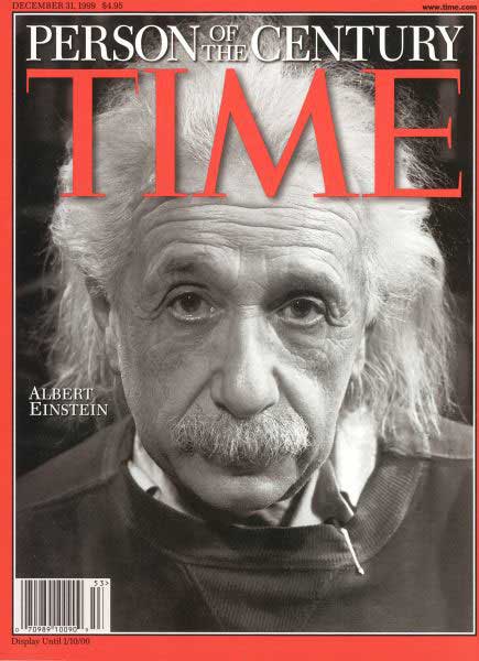 Time Magazine Cover of Albert Einstein
