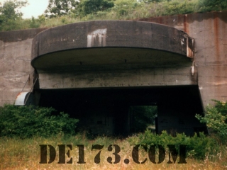 One of two 16-inch gun batteries (Now Removed)