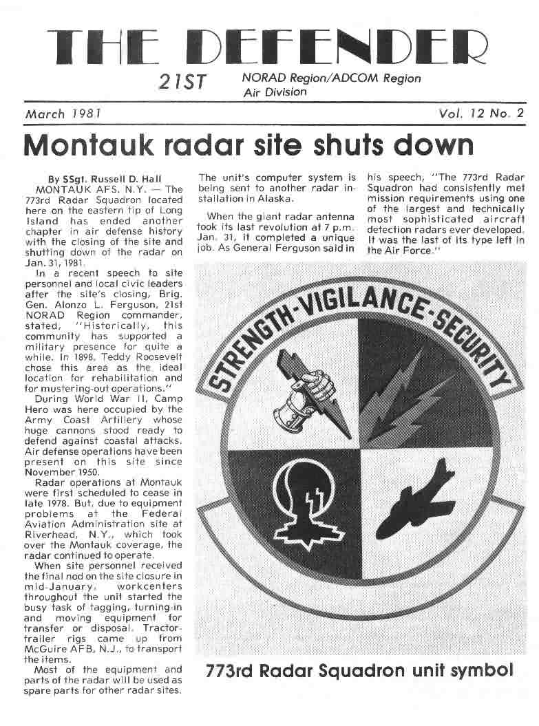 Montauk Closing 21stAD Newspaper