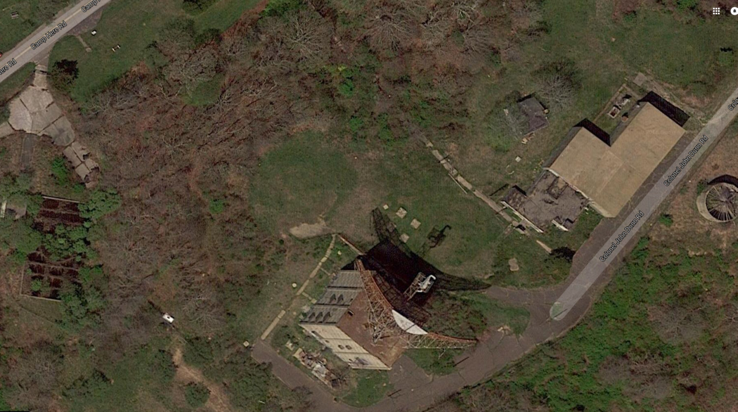 Google Earth View of Montauk