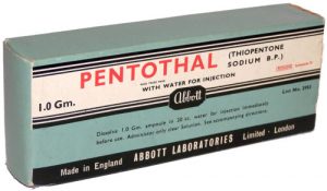 Sodium Pentothal-Truth Serum