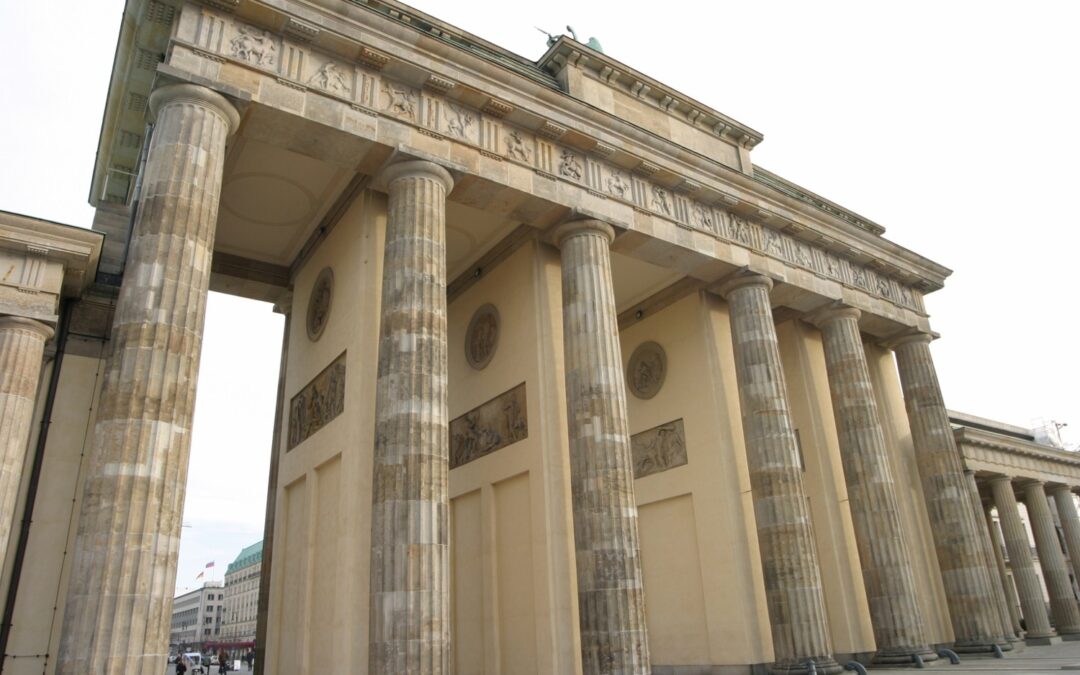 The Brandenburg Gate, Germany, Jan, 2008