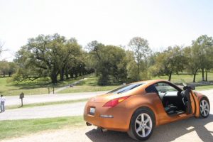 My Z350 parked at Oak Alley Plantation is a historic plantation located on the west bank of the Mississippi River, Louisiana, Mar, 2004