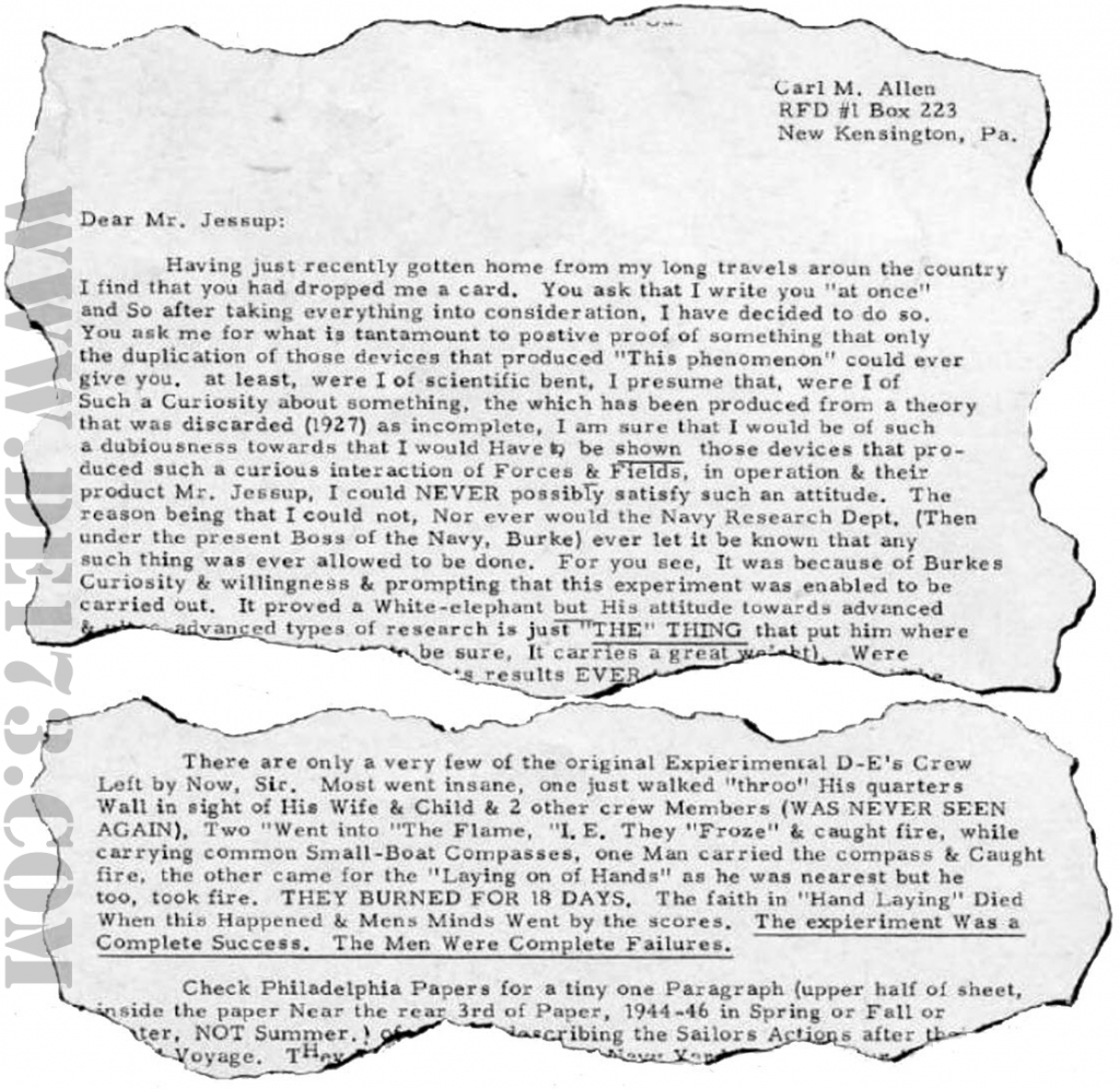 The Allende Letters 3rd Letter To Jessup