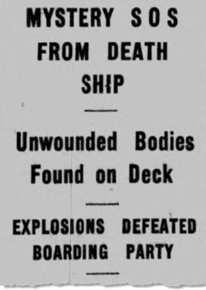 The Yorkshire Evening Post, Nov 21st,1940 Headline Only