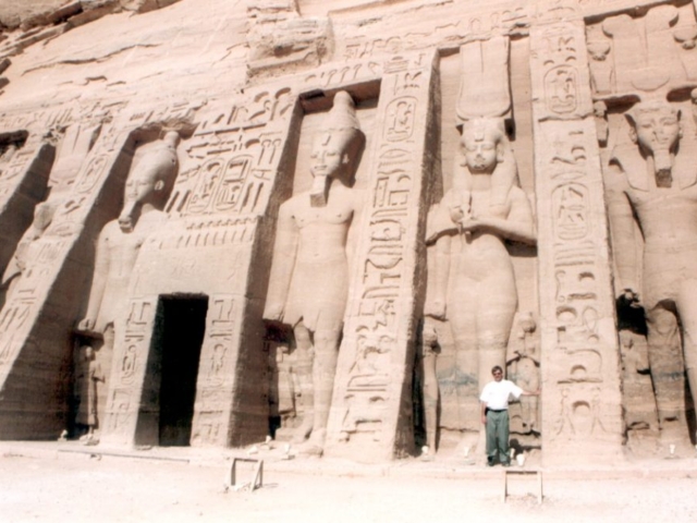 The Abu Simbel Temples in Nubia, southern Egypt