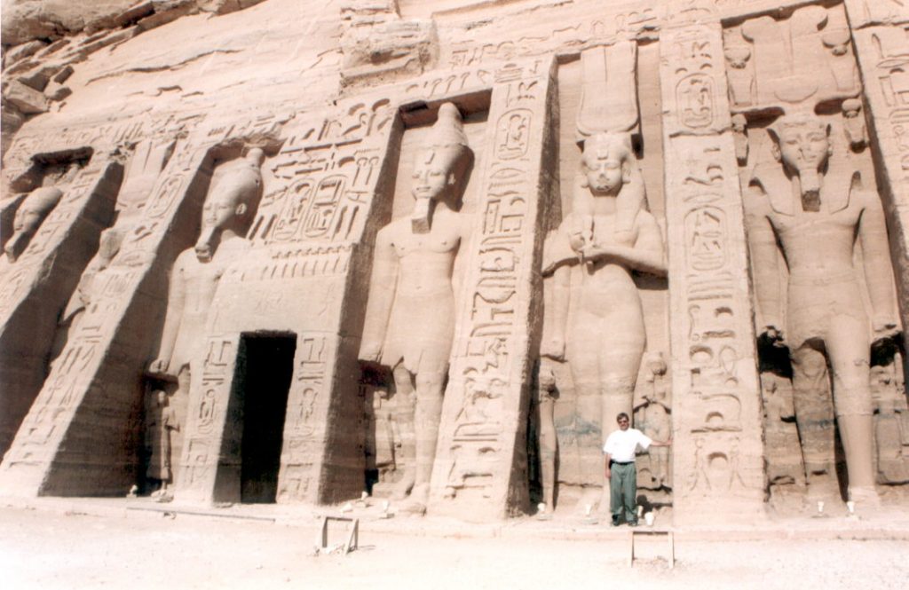 The Abu Simbel Temples in Nubia, southern Egypt