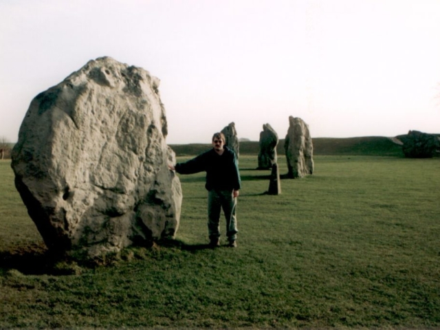 The Giant Stones of Avebury (The Largest Stone Circle in the world), England, January 1999