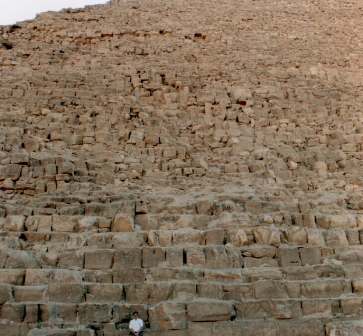 The Great Pyramids at Giza, Cairo