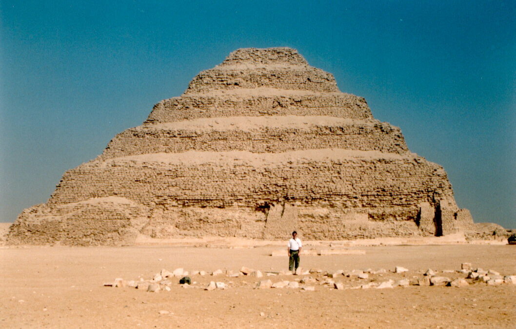 The Step Pyramid at Saqqara for King Djoser (2667-2648bc)