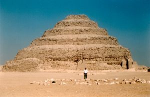 The Step Pyramid at Saqqara for King Djoser (2667-2648bc)