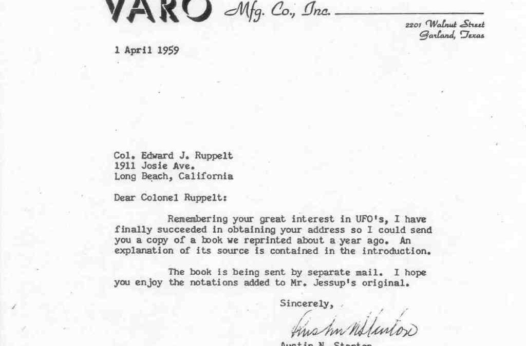 Varo Letter, April 1959