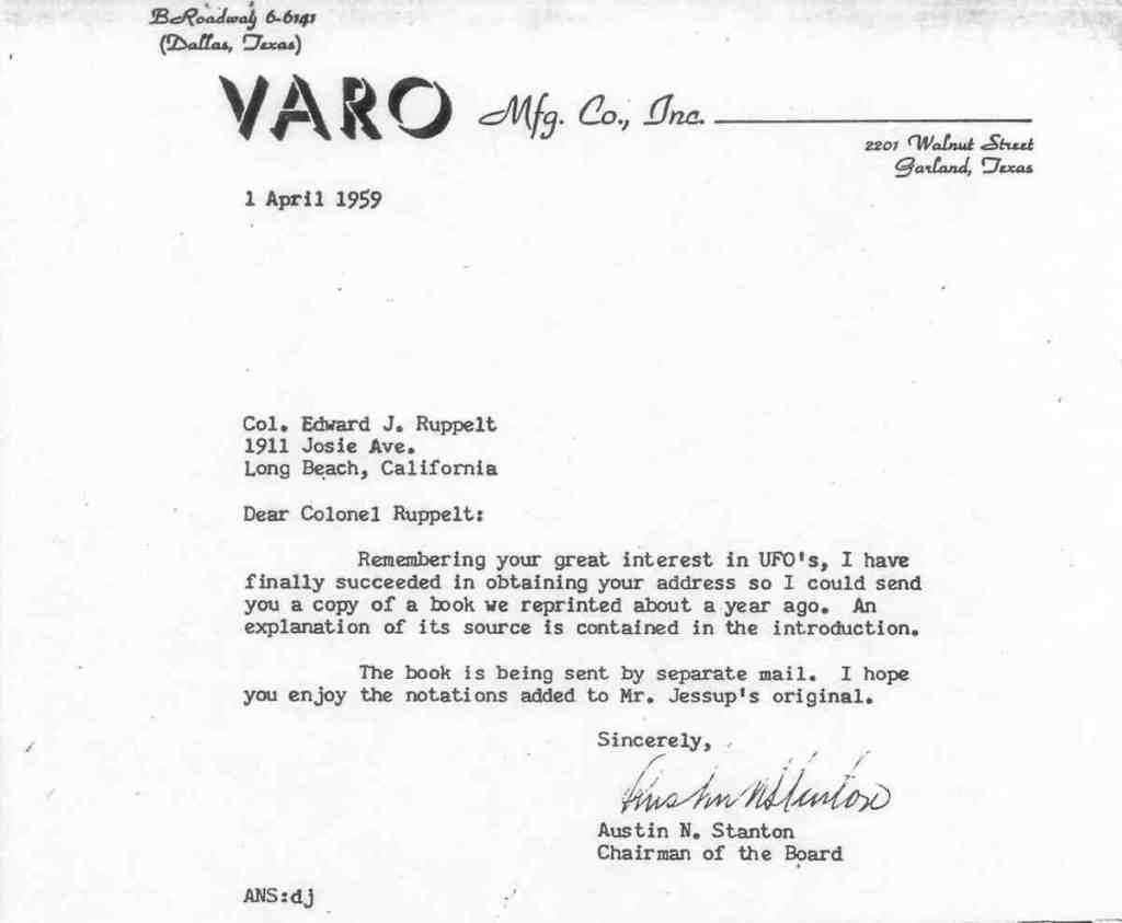 Varo Letter, April 1959