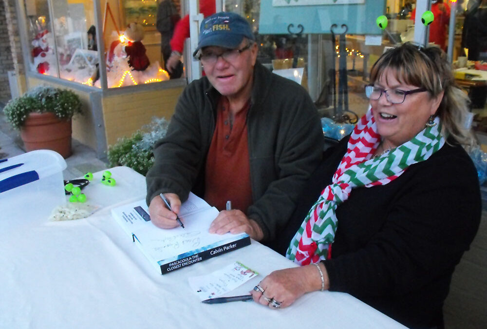 Calvin Parker & his wife Wayneete, Book Signing