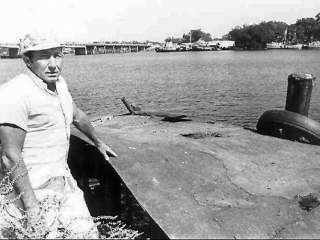 Charles Hickson on the Bank of the Pascagoula River