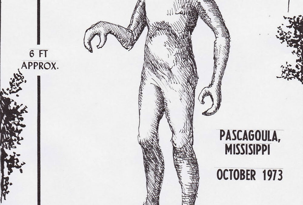 Pascagoula UFO Encounter Drawing – Alien