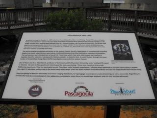 Pascagoula UFO Encounter Historical Marker