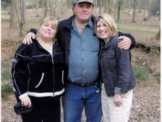 This is my family at a park in Laurel (Waynett, Calvin, and His Daugher Stacie)