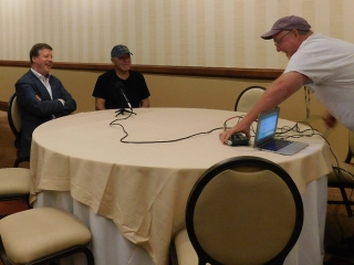 2019 International UFO Congress Calvin &amp; Paul Hynek Interview Setup