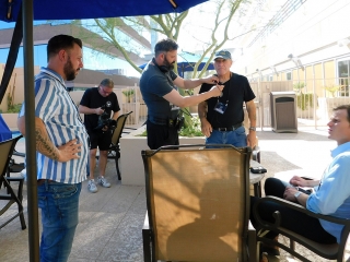 2019 International UFO Congress Icelandic TV Show Filming Setup